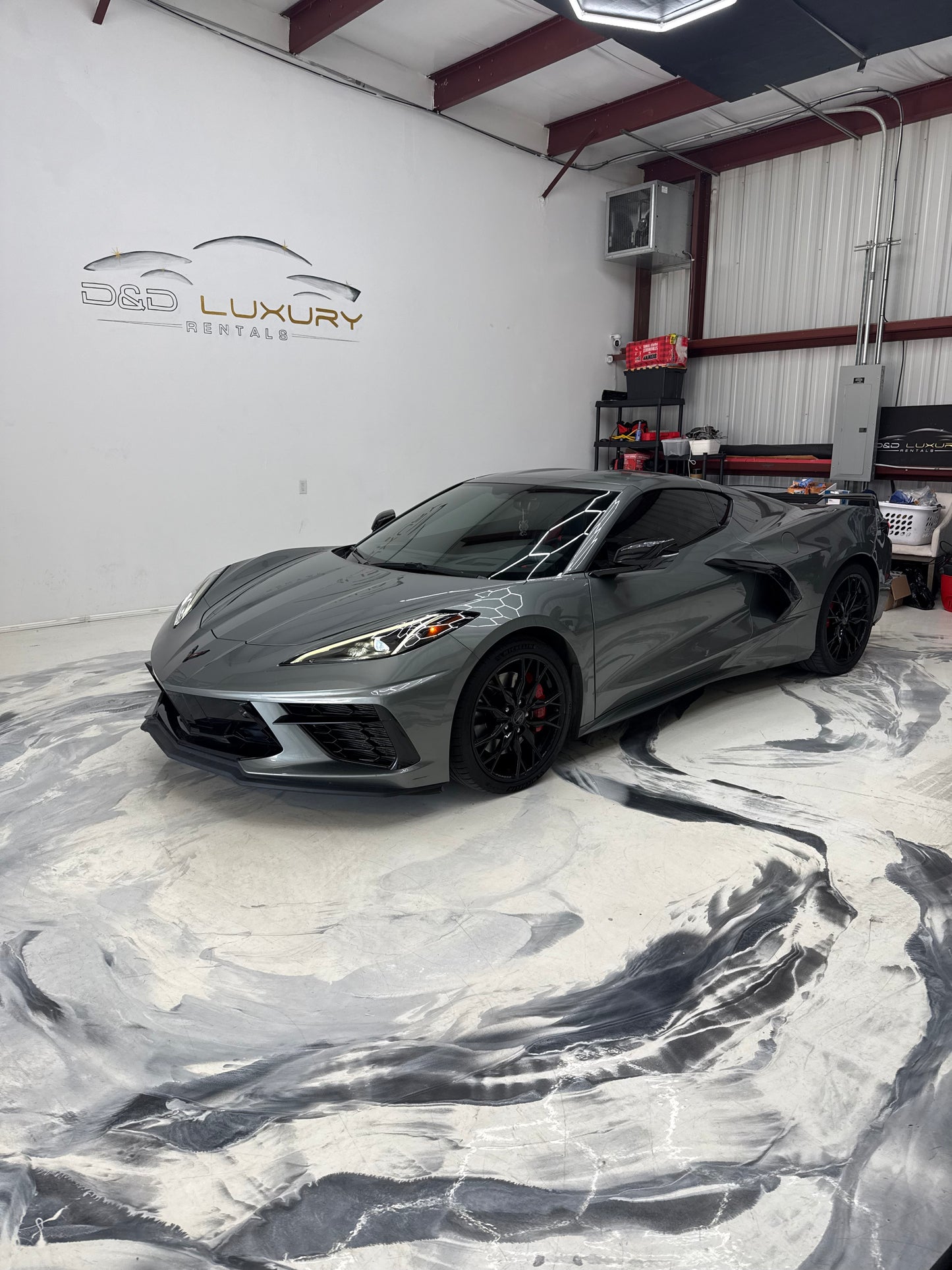 2023 Chevrolet Corvette C8 – Stealth Grey | Mid-Engine American Supercar - D&D Luxury Rentals