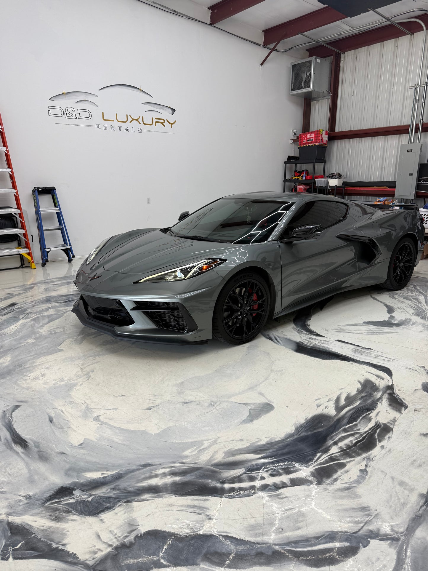 2023 Chevrolet Corvette C8 – Stealth Grey | Mid-Engine American Supercar - D&D Luxury Rentals